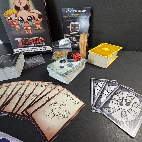 The Binding of Isaac Four Souls Board Game 3 Exclusive Cards Complete - Picture 8 of 9